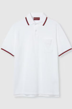 [구찌] 자수 코튼 폴로 셔츠 795174 XJG5C 9733 (2 COLORS)