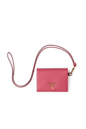 [정품급] 프라다 사피아노 레더 스트랩 카드홀더 -목걸이 카드지갑 1MC006