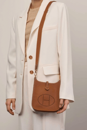 [베트남 출고] 에르메스 에블린 16 브라운 금장